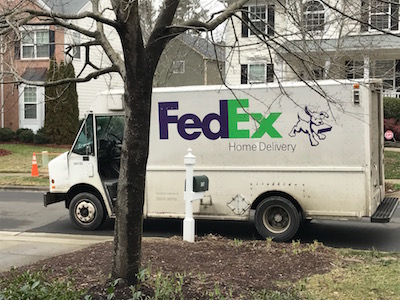 Fedex delivers for Virgin Wines