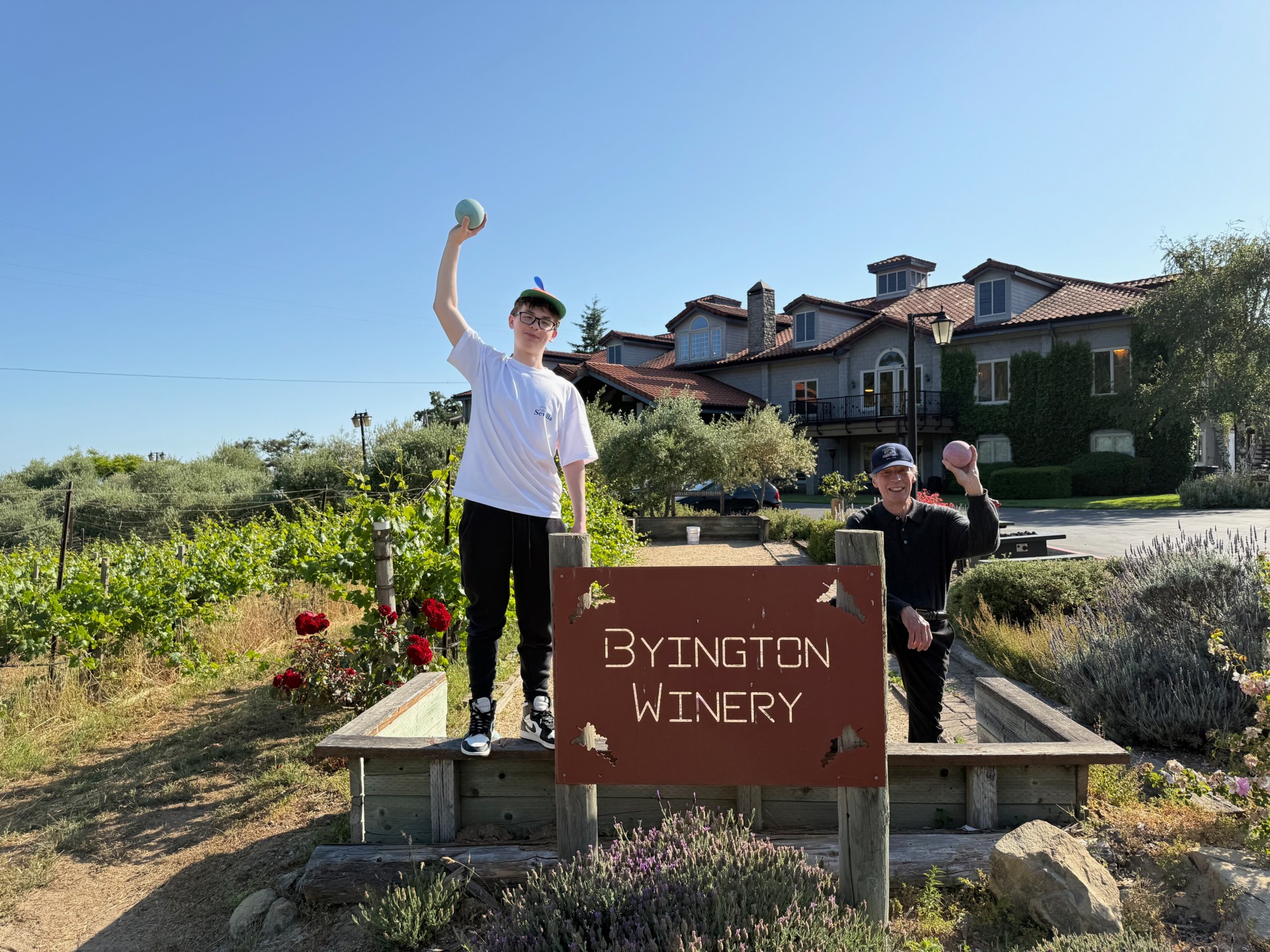 byington winery bocce ball