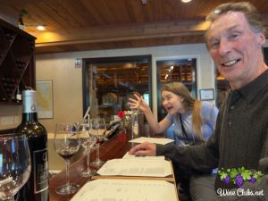 byington vineyard drinking red wine