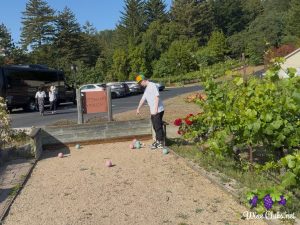 byington vineyard winery play bocce ball