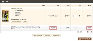 cellars wine club discount code