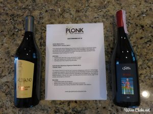 plonk wine club tasting notes