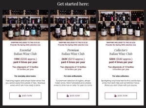 roscioli italian wine clubs