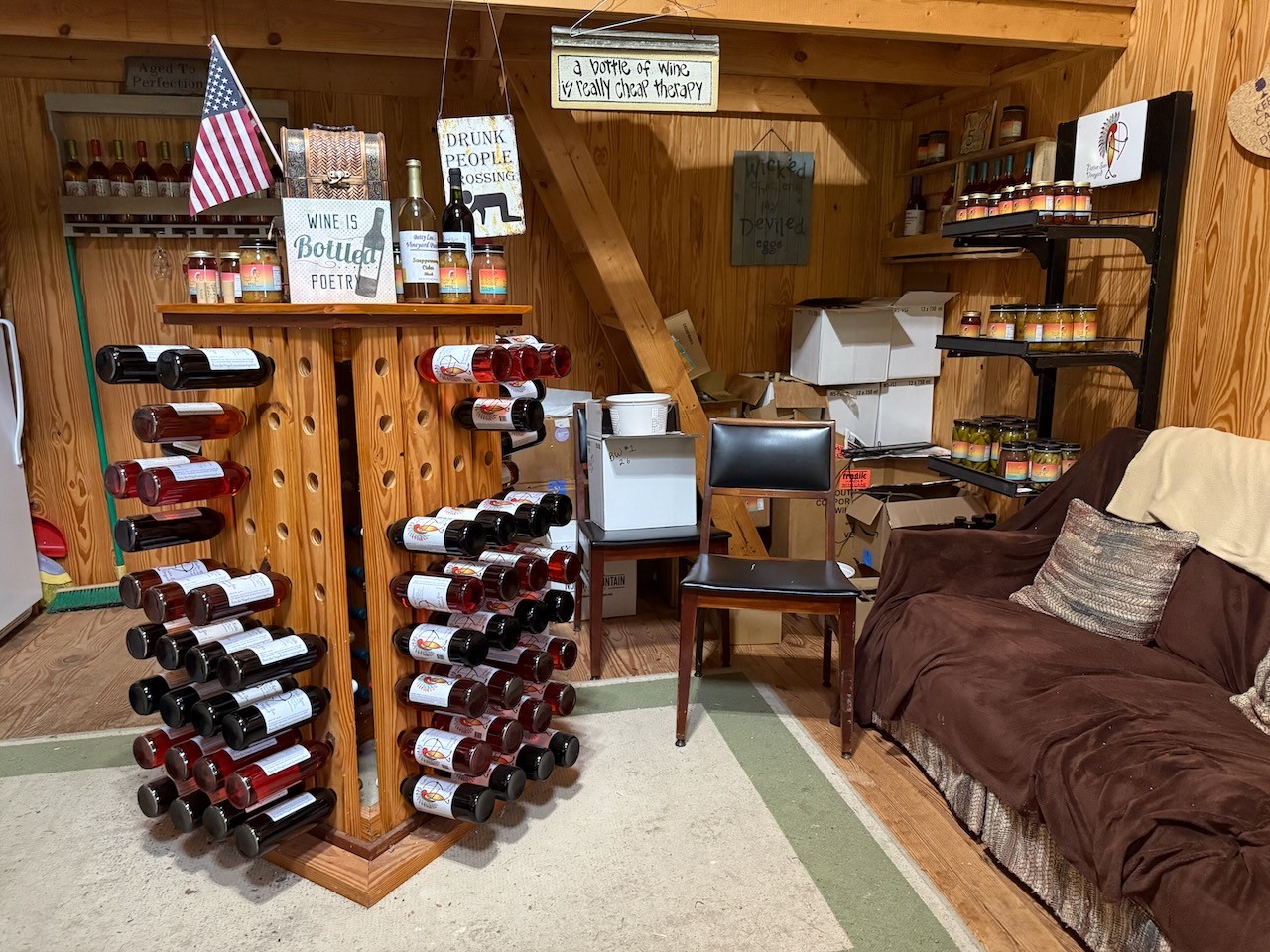 native son vineyard wine tasting room