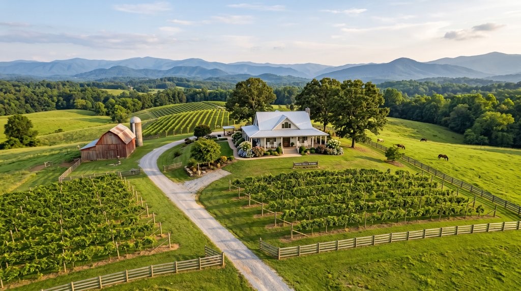 tryon foothills wineries