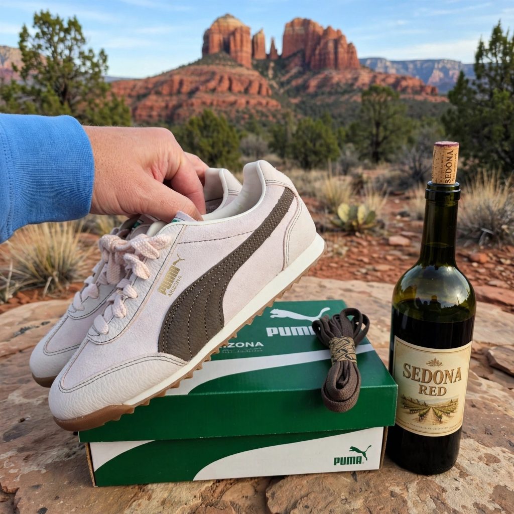 puma womens pink arizona wine club sneakers